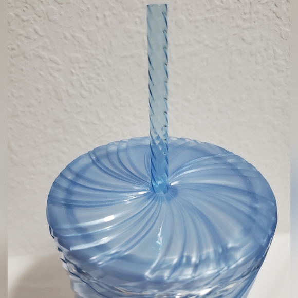 NWT Starbucks 16oz Blue Tumbler with Straw - Picture 4 of 8